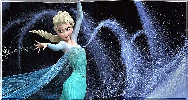 Elsa in the movie Frost