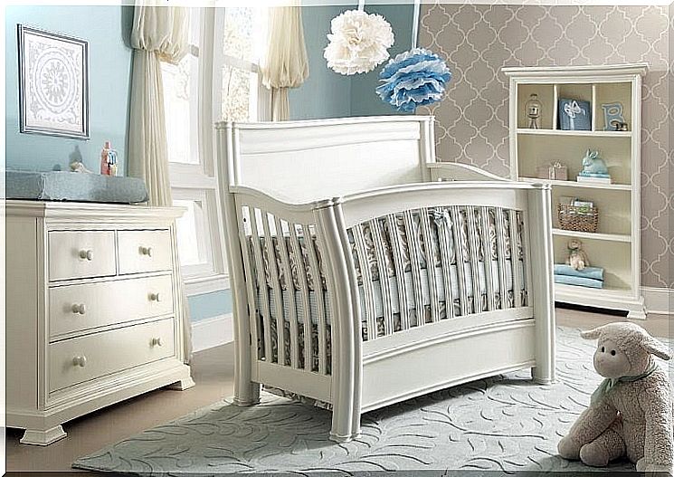 nursery decorated according to Feng Shui