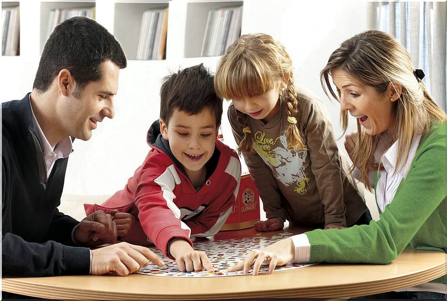 family playing games