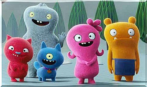 UglyDolls looks happy