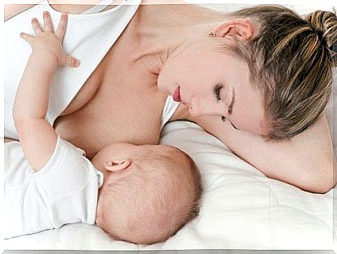 ONE of the best breastfeeding positions.