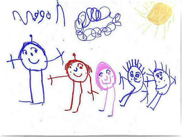 a children's drawing with divr