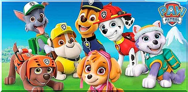 The PAW Patrol dogs are happy.